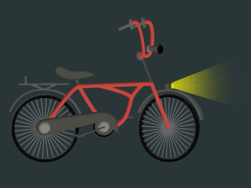 Bicycle after effects animation illustration motion graphics