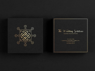 The Wedding Solutions Business Card Design