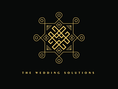 The Wedding Solutions Logo adobe app branding design geometric graphic design icon illustration illustrator logo typography ui vector