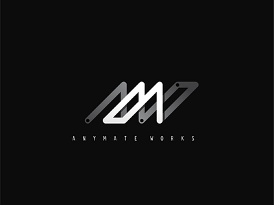 Anymate Works Infinite Logo branding design graphic identity illustration illustrator logo