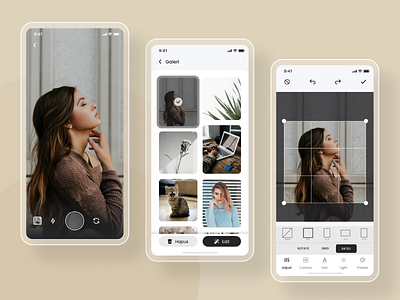 Photo Editor UI Concept app design iphonex minimal mobile mobile app mobile app design modern photo app typography ui design uidesign userinterface