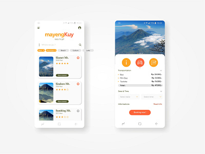 MayengKuy Travel App app design mobile mobile app design modern ui ui design ux