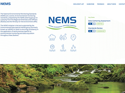 National Environmental Monitoring Standards — Web ui ux web