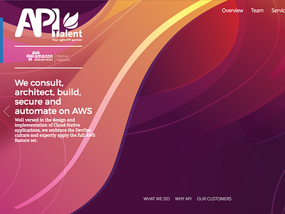 API Talent — Web amazon aws ui ux web