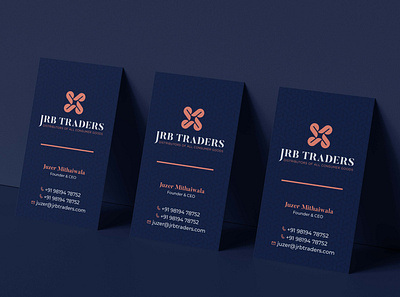 JRB Traders (Brand Identity Design) brandidentitydesign branding design logo logodesign minimal patterndesign printdesign typography vector