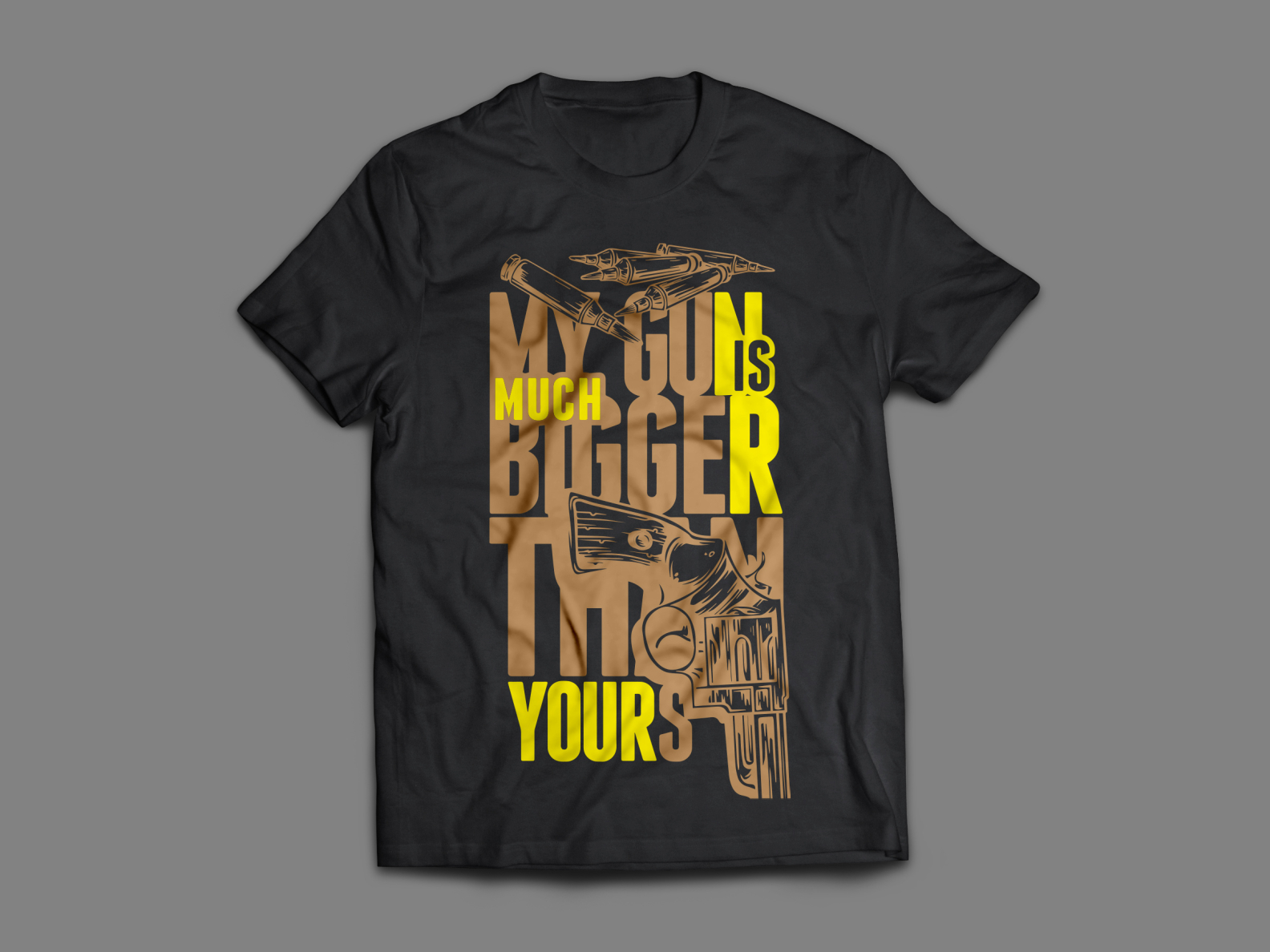 Gun T-shirt Design By Md Jewel Rana On Dribbble