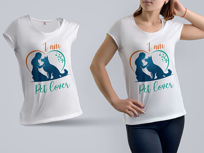 I am pet lover T shirt design