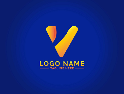 V lettter logo design branding creative design creative logo design flat flat logo graphic design letter logo logo modern logo v icon v letter v letter logo v logo v symbol vector
