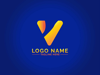 V lettter logo design