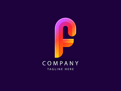 Modern F letter logo design With Nice Gradient color