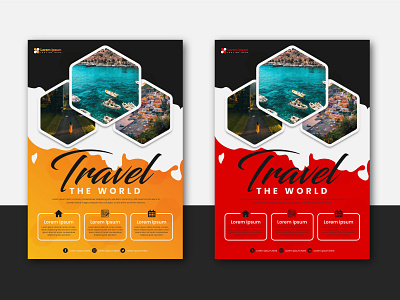 Creative Travel Flyer design agency branding creative design flyer leaflet flyer design graphic design travel flyer turist flyer