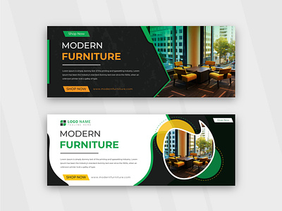 Modern Furniture Sales Facebook Cover Design