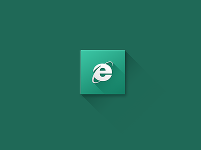 Internet Explorer browser design explorer flat icon internet