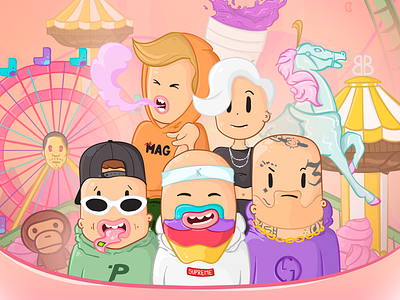 MAGCON 2019 characters characters design colors event identity illustration illustrations
