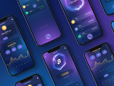 Exodus Crypto App Redesign app crypto redesign ui ux