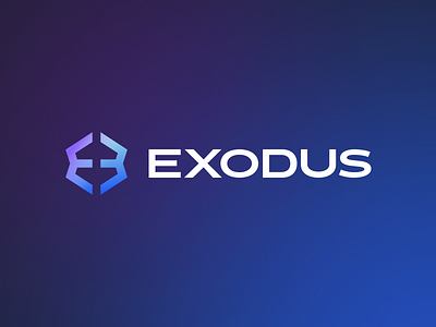 Exodus Logo 2022 (Symbol + Typography) by Gnosis Snop ☁ for Exodus ...