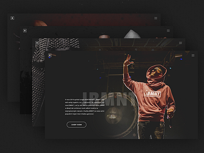 Rytmus About about black dark design music ui web webdesign website