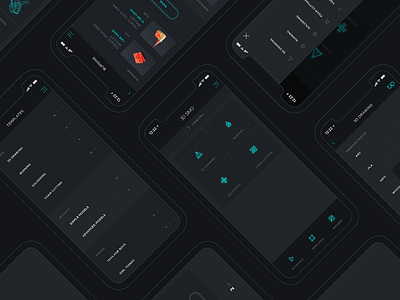 #1 3D Simo App Redesign - Whole project app case study dark dark blue redesign shine ui ui ux wireframes