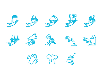 Grason - Gastro Food Icon set cook cooking food funtasty gastro grason hand icon icon design icon set icons