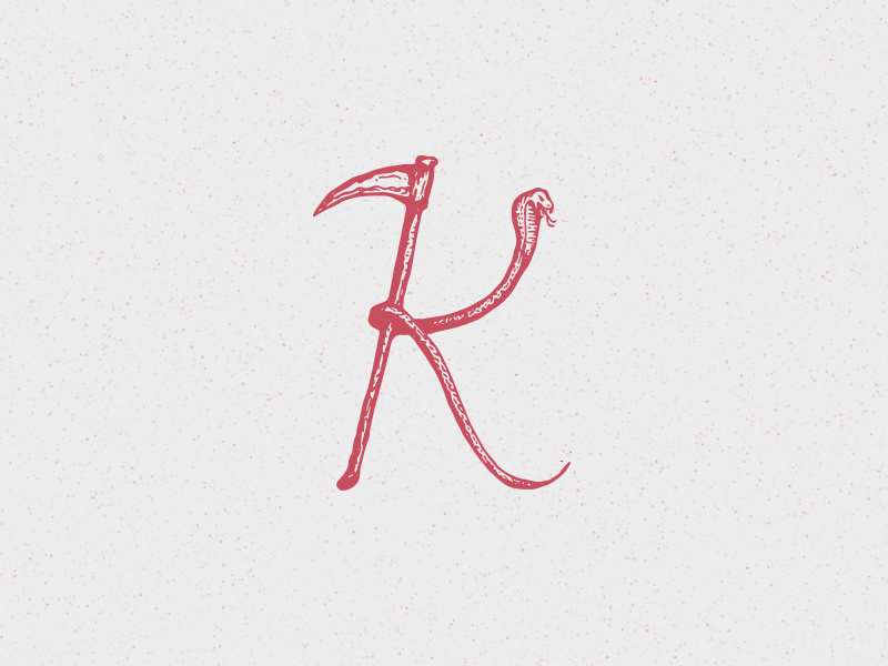 K of Kill illustration kill snake 36daysoftype k
