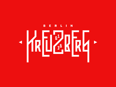 Berlin - Kreuzberg berlin kreuzberg logo logotype sticker type weekly warm-up