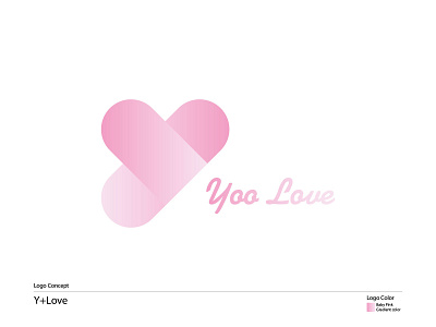 Yoo love logo design abstract logo brand identity branding business logo colorful logo creative logo design gradient logo illustration letter logo logo logotype love modern logo pink professional logo simple logo ui y logo