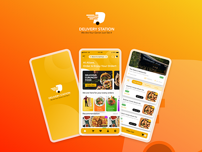 Delivery Mobile Application Design branding design mob mobile app design mobile apps ui uidesign uiux uxdesign