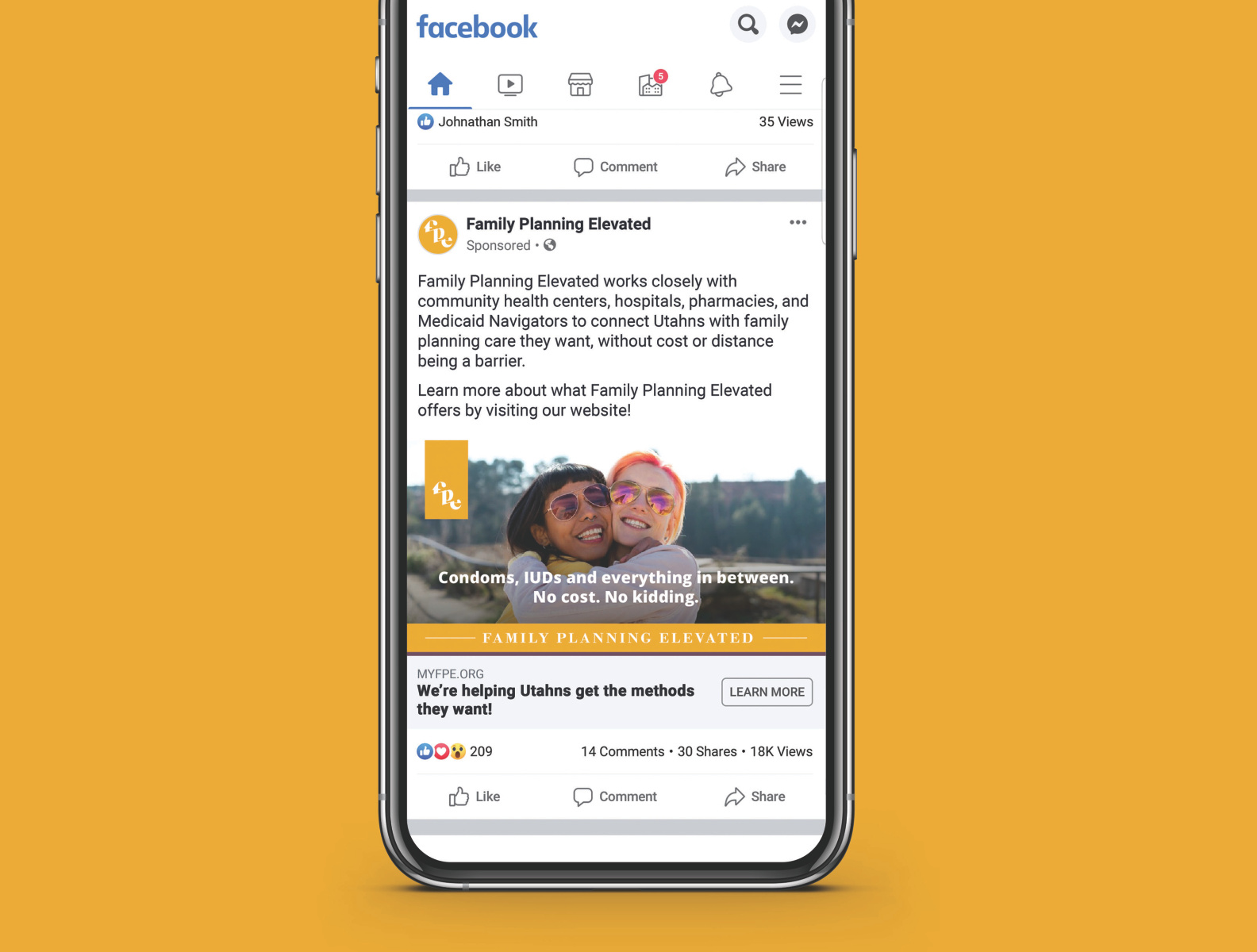 Family Planning Elevated, Social Media Campaign by Mel Maldonado on
