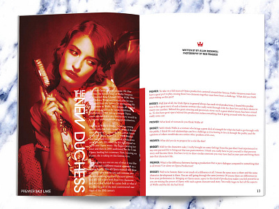 Premier Magazine Interior branding magazine print