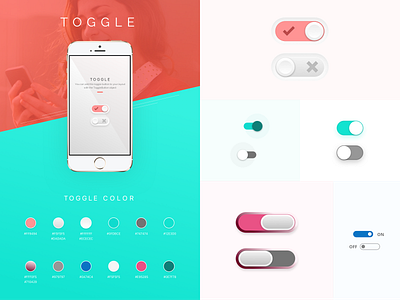 Toggle app design ui ux