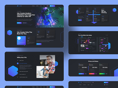 Web Service Interface Design dark dark ui design homepage space spaceman trends trends 2020 ui uidesign uiux