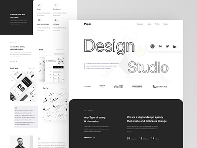 Design Studio Landing page