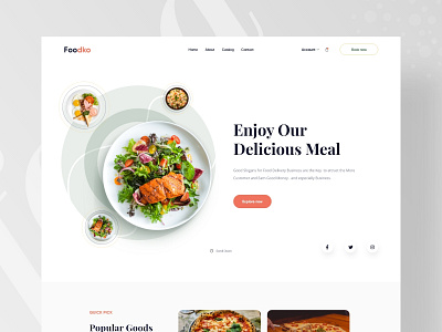 Food landing Page