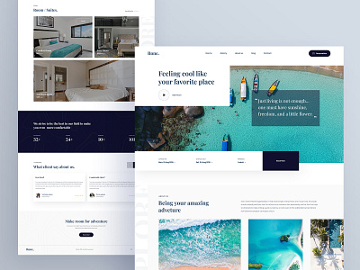 Hotel Booking -Landing Page agency booking clean ui creative design designs homepage hotel interface landing landing page minimal travel ui ux uidesign uiux user interface web webdesign website