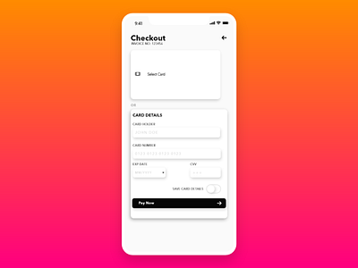 Credit Card Checkout card checkout credit credit card daily dailyui design form mobile pay payment ui ui ux visa web