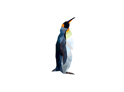 Penguin art design illustration penguin triangle