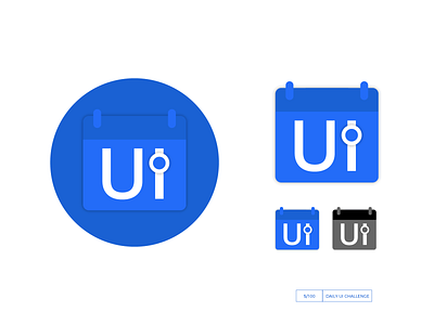 Daily UI App Logo by Alexe Lucian on Dribbble