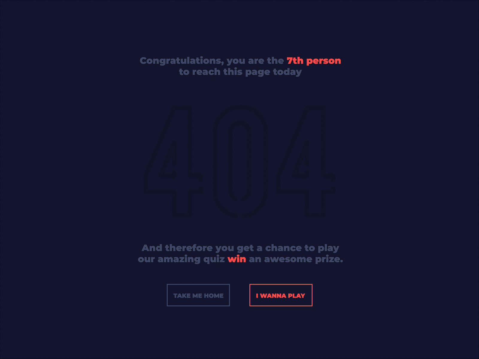 404 Conversion Page 404 404 error page 404 page aftereffects animated gif conversion dailyuichallenge dark neon