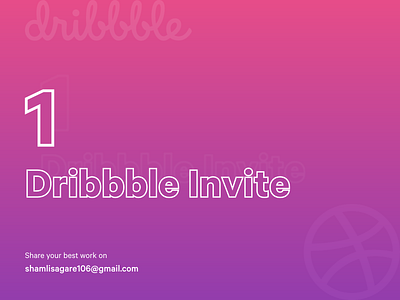 1 Dribbble Invite Giveaway colour scheme dribbble invite dribbble invite giveaway dribbble shot iconography typography