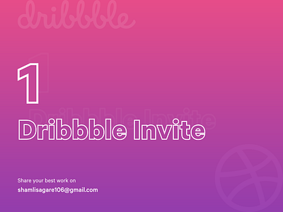 1 Dribbble Invite Giveaway