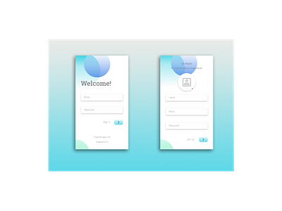 01 - Sign up - Daily UI Challenge adobe xd app design ui ui ux