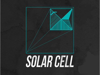 Solar Cell - Reggae/Dub/Soul Band Logo band band logo geometric geometric art geometric design logo minimal art poster design texture typography