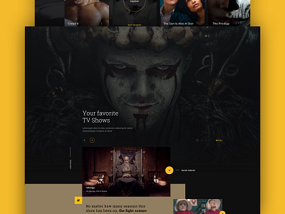MGM design hollywood homepage james bond movie movies ui ux vikings web webdesign website