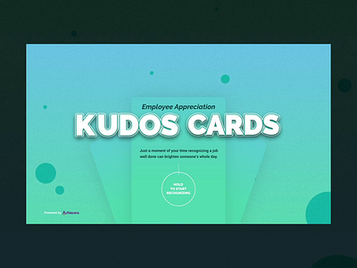 Achievers . Employee Appreciation Cards V0.2 animation design homepage mainpage microsite ui ux web webdesign website