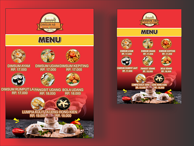 Restaurant Menu Template Design branding graphic design menu restaurant template