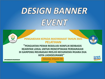 Banner Event Campus banner design event graphic design