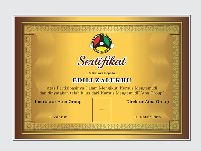 Certificate (Sertifikat)