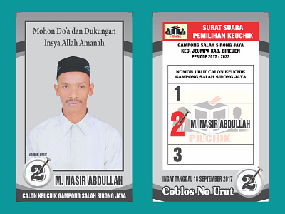 voting card branding design graphic design voting card