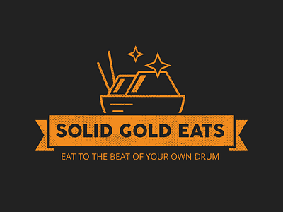 Solidgoldeats Logo 2 food gold logo