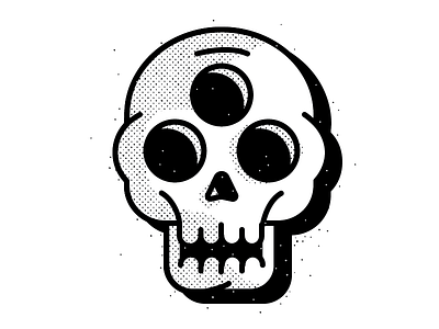 31 Days of Skulls - Day 4 halloween skull third eye